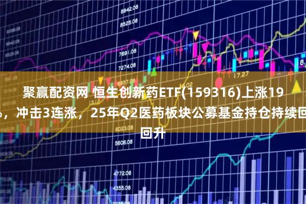 聚赢配资网 恒生创新药ETF(159316)上涨191%,冲击3连涨,25年Q2医药板块公募基金持仓持续回升