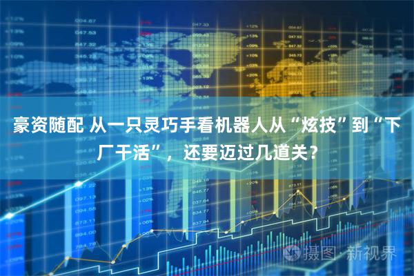 豪资随配 从一只灵巧手看机器人从“炫技”到“下厂干活”，还要迈过几道关？